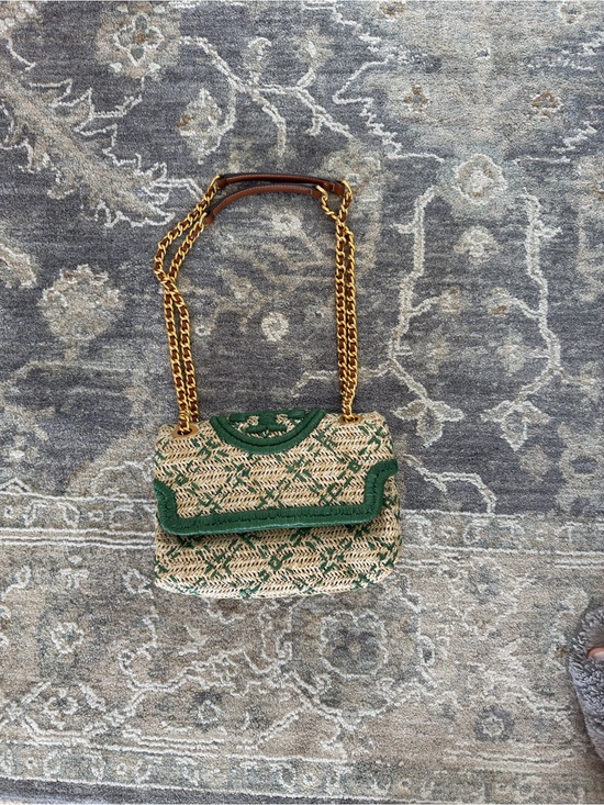 Tory Burch Handbags - Tory burch Fleming soft straw covertible shoulder bag